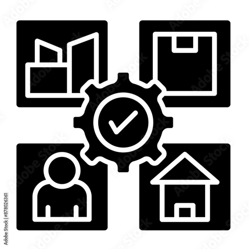 Sipoc Diagram Icon