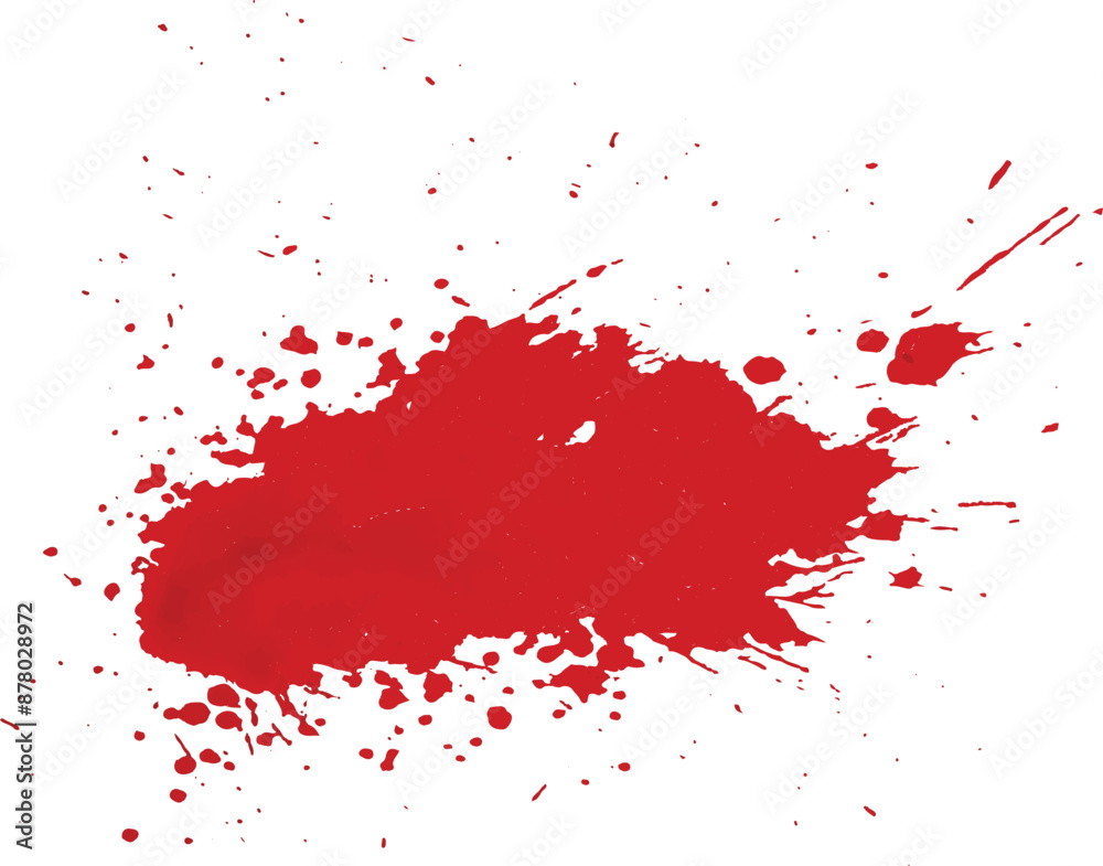 A vector of blood splatter or splash or drip or spray for Halloween, crime, murder, and horror motive. A vector of blood splatter or splash or drip or spray for Halloween, crime, murder, and horror motive.