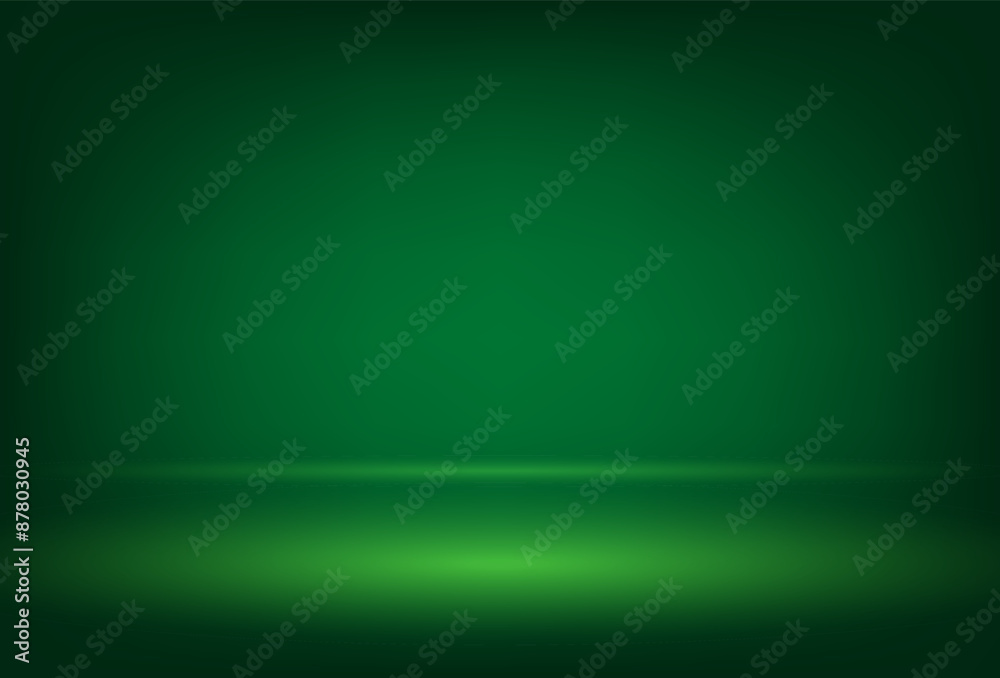Empty green color studio room background. Abstract gradient empty dark green background for studio room stock illustration . Empty green color studio room background. Abstract gradient empty dark green background for studio room stock illustration .