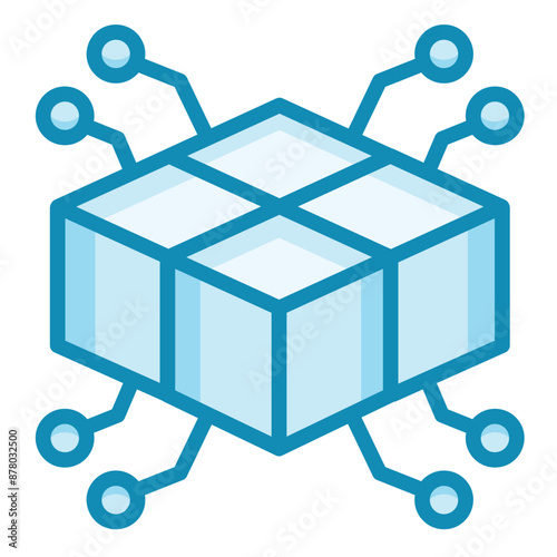 Blockchain Technology Icon