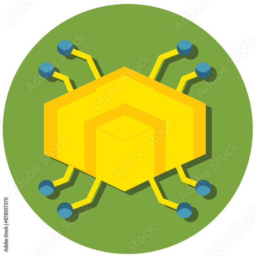 Blockchain Technology Icon