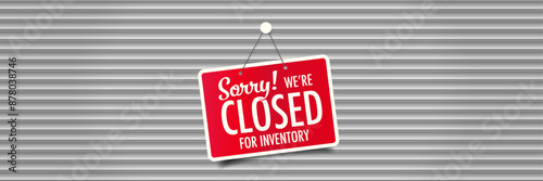 Sorry! we're closed for inventory