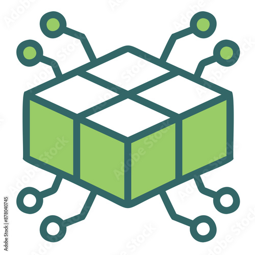 Blockchain Technology Icon