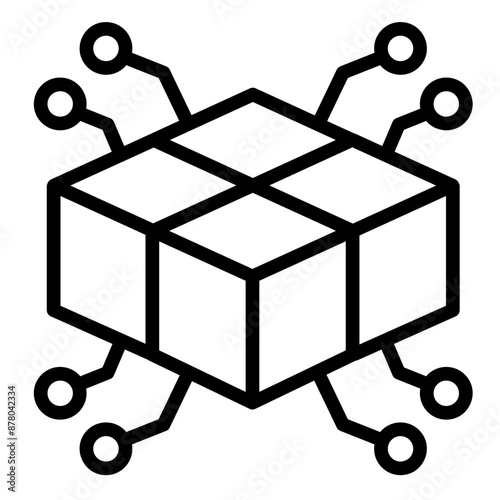 Blockchain Technology Icon