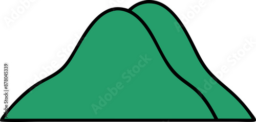 nature mountain illustration svg