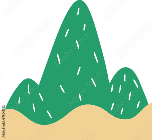 nature mountain illustration svg