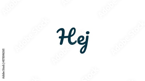 Hello word in multiple languages animation