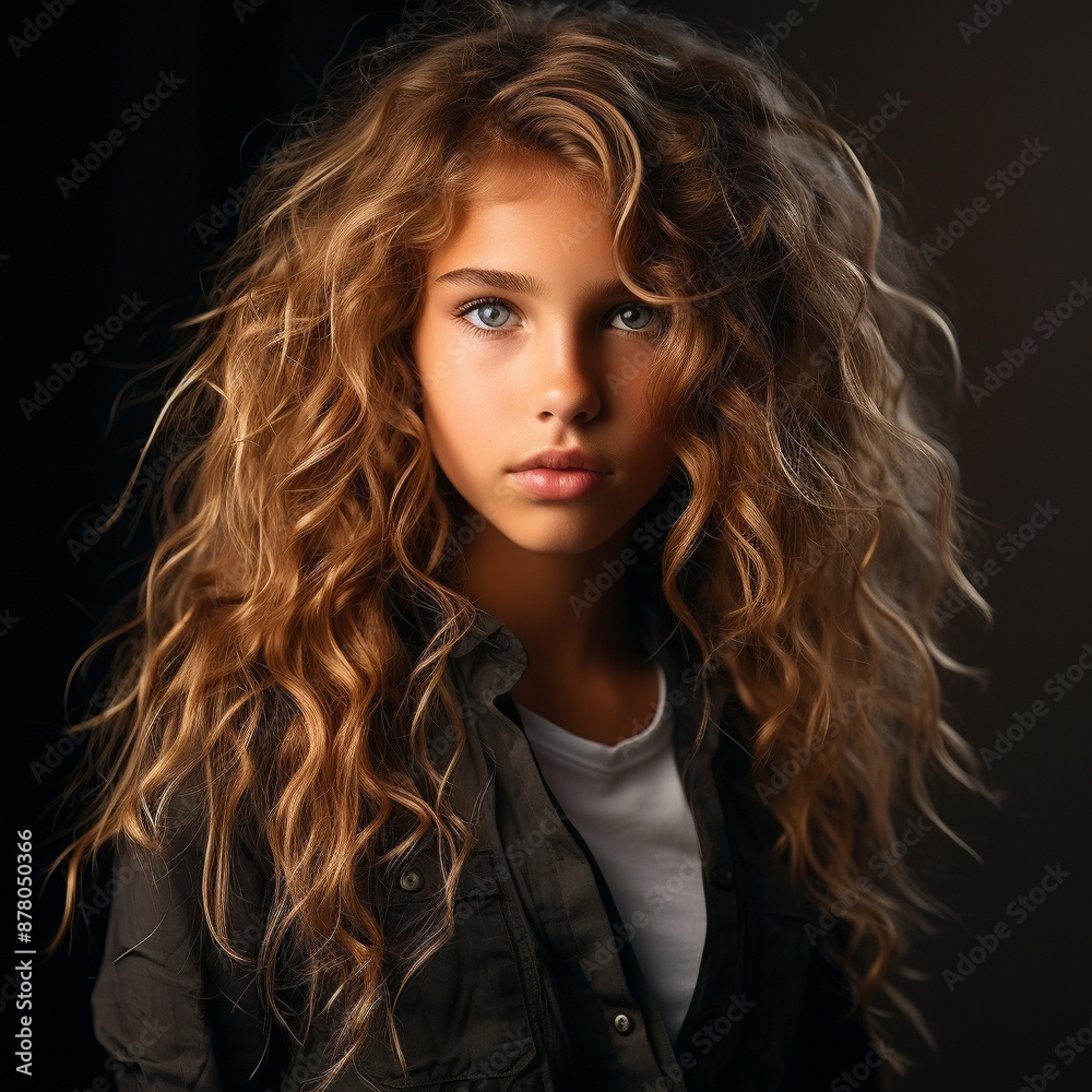 Naklejka premium Discover Hyper-Realistic AI-Generated Portraits, Masterfully Crafted with Professional Lighting and Unmatched Detail. 