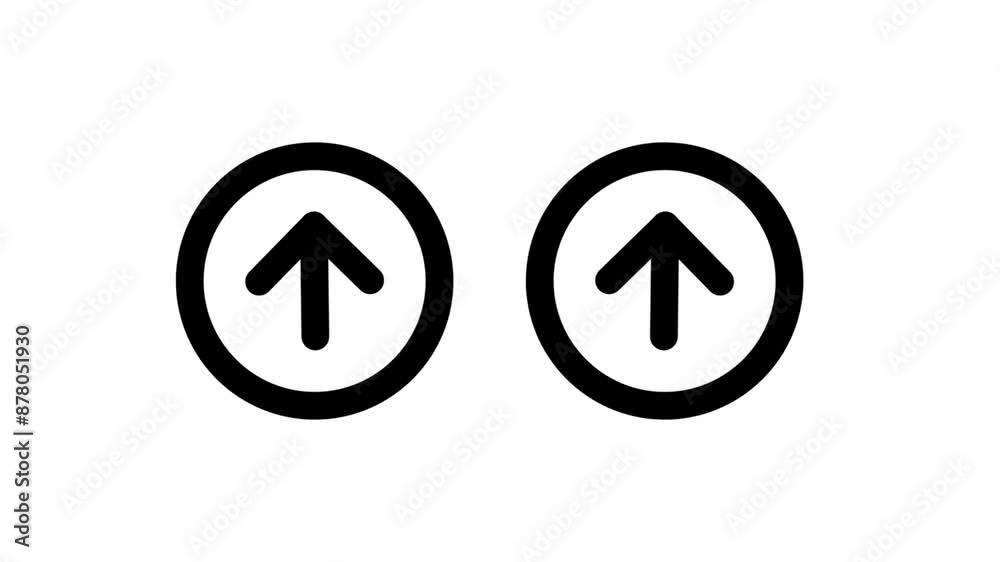 Swipe up down animation. 3D silhouette up down arrows animation on the white background. up down arrow loading animation. Seamless loop. Swipe up down animation. 3D silhouette up down arrows animation on the white background. up down arrow loading animation. Seamless loop.