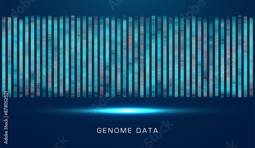 DNA genomic test, genome map.