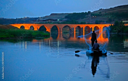 The historical tengoose bridge in Diyarbakır is among the most important architectural works of the city.