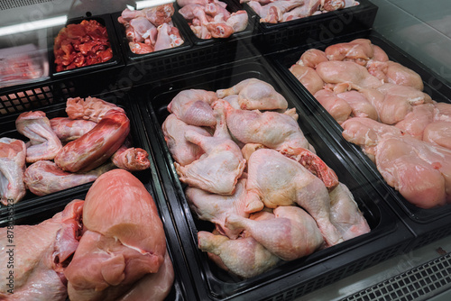 meat, butcher shop, meat counter, fresh produce