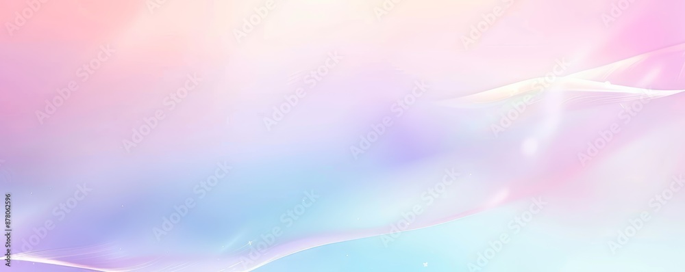 Obraz premium Abstract Pastel Gradient Background with Soft Blurry Waves