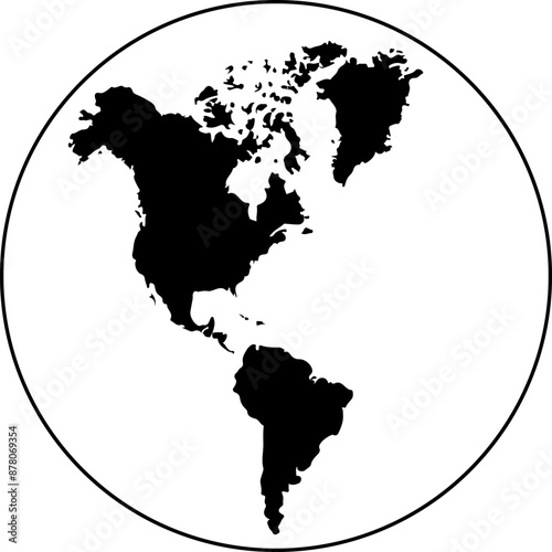 World Planet. Globe Earth. Planet Earth Icon