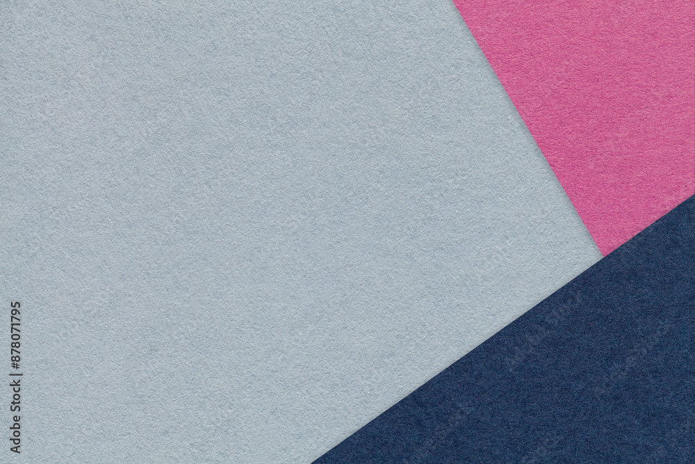 Texture of craft light gray color paper background with purple and navy blue border. Vintage abstract grey cardboard. Texture of craft light gray color paper background with purple and navy blue border. Vintage abstract grey cardboard.