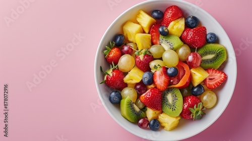 A bowl of fresh fruits