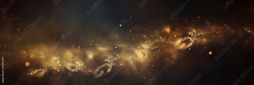 Golden Nebula in the Cosmos Golden Nebula in the Cosmos