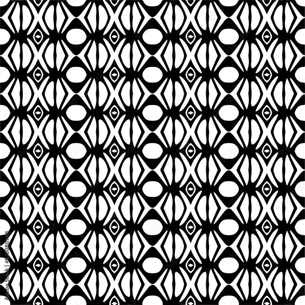 Monochrome pattern, Abstract texture for fabric print, card, table cloth, furniture, banner, cover, invitation, decoration, wrapping.seamless repeating pattern.Black color. Monochrome pattern, Abstract texture for fabric print, card, table cloth, furniture, banner, cover, invitation, decoration, wrapping.seamless repeating pattern.Black color.