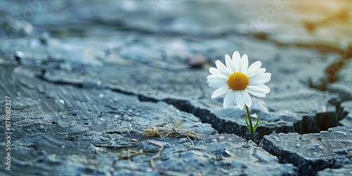 Daisy Resilience in Urban Desolation