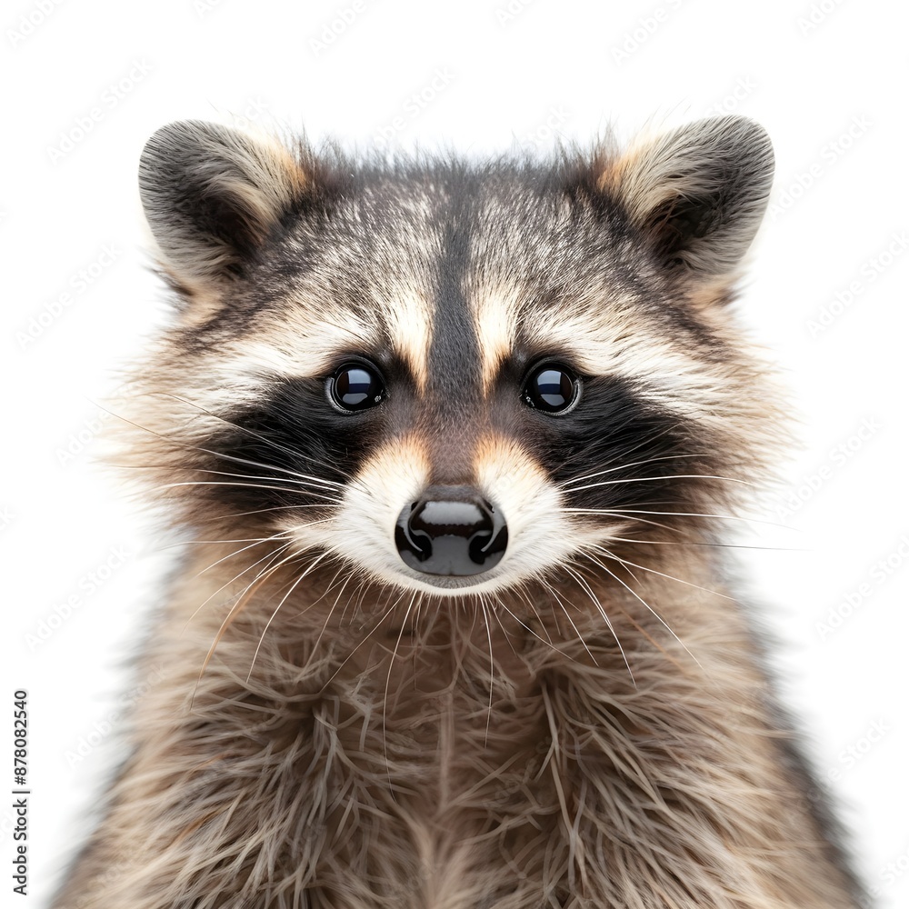 Cute raccoon isolated on white background Generative AI
Cute raccoon isolated on white background Generative AI