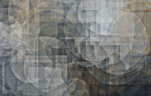 earth color gradient geometric design cut piece abstract black light brown to ash gray beige vector blended background	
