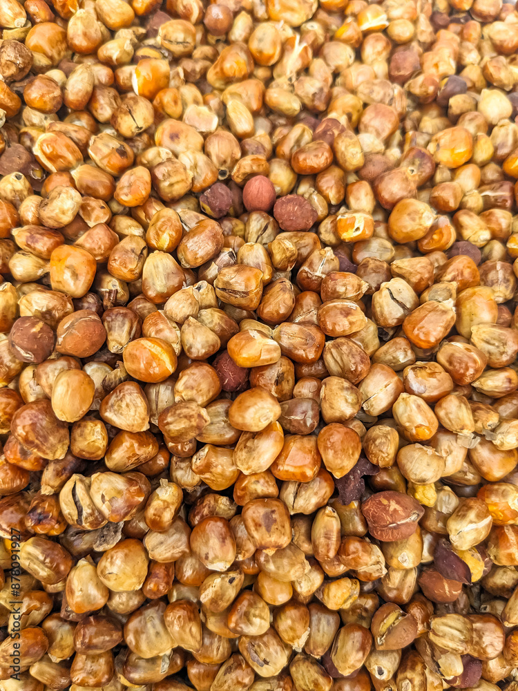pile of roasted corn nuts organic, close up food background pile of roasted corn nuts organic, close up food background