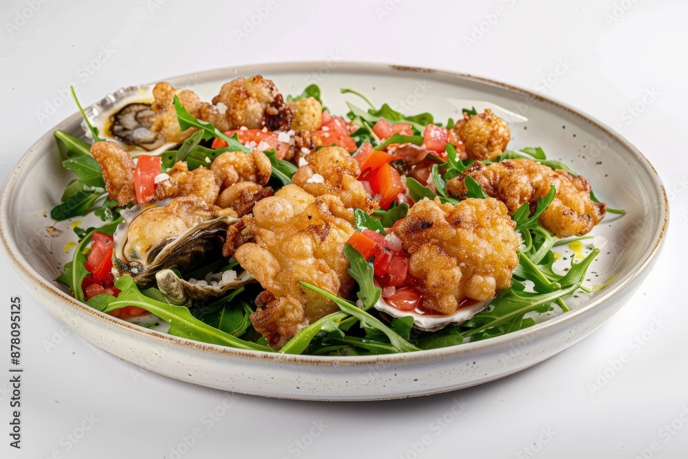 Crispy Deep-Fried Oysters with Zesty Tomato and Horseradish Crispy Deep-Fried Oysters with Zesty Tomato and Horseradish
