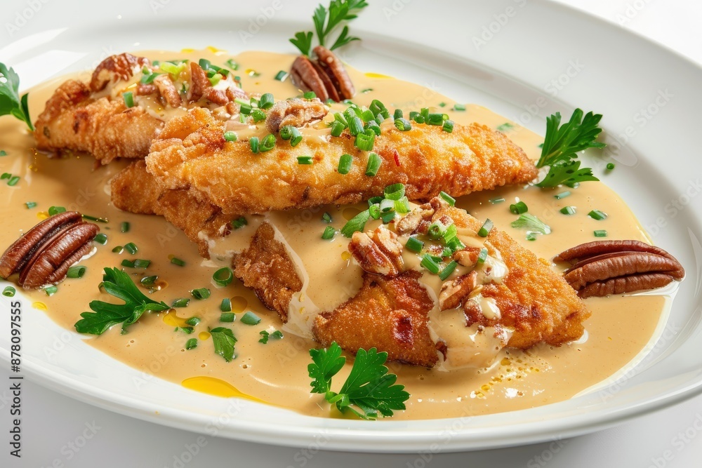 Savor the Flavor: Des Allemands Catfish Delight with Creamy Sauce Savor the Flavor: Des Allemands Catfish Delight with Creamy Sauce