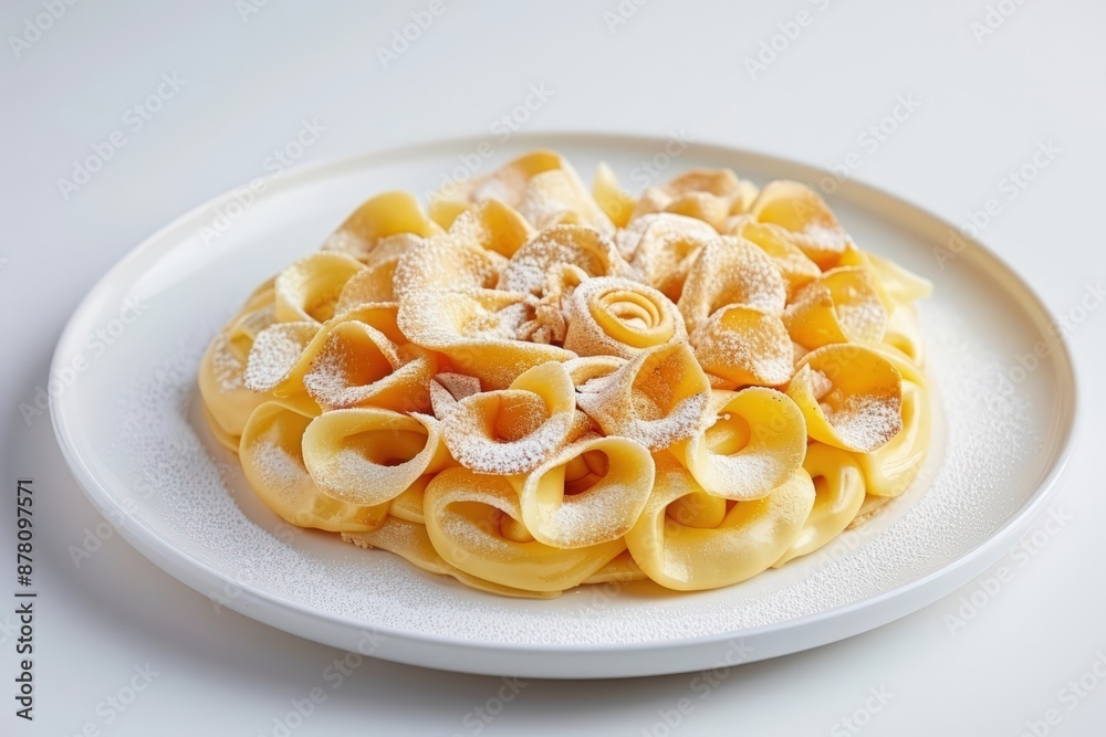 Elegant Desert Rose Almond Pastry with Lemon Zest