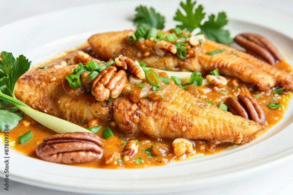 Des Allemands Catfish Delight: Fried Fillets with Creamy Cajun Sauce Des Allemands Catfish Delight: Fried Fillets with Creamy Cajun Sauce