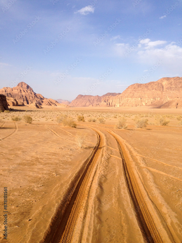 Fototapeta premium road through the desert