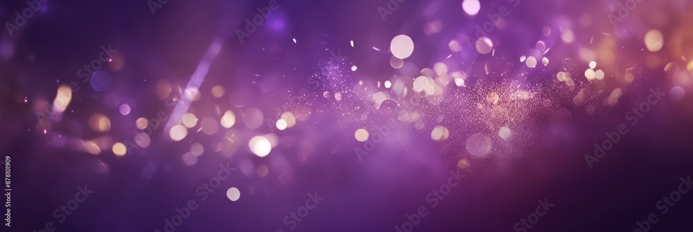 Purple Bokeh Lights Background Purple Bokeh Lights Background