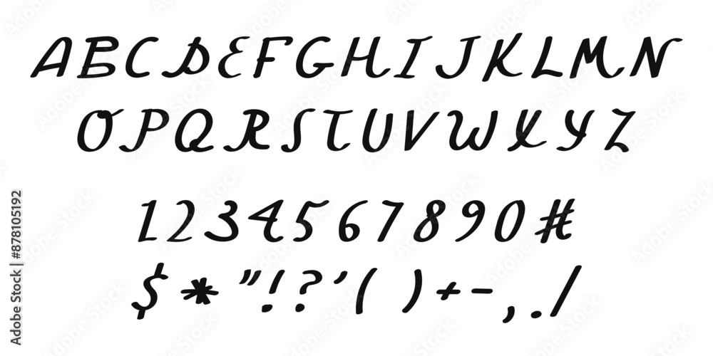 set of hand drawn letters. hand drawn Typography. Font For Kids And Games. Vector alphabet letters set. Perfect for happy birthday design in minimalism style, for school set of hand drawn letters. hand drawn Typography. Font For Kids And Games. Vector alphabet letters set. Perfect for happy birthday design in minimalism style, for school