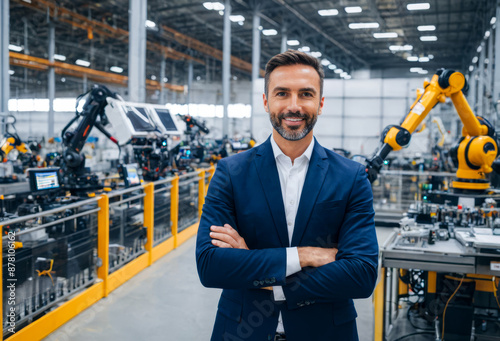 Industrial Leader Harnesses Power of AI Robotics, Transforming Production Landscape, Executive Spearheads Revolutionary Robot Implementation in Dynamic Factory Setting