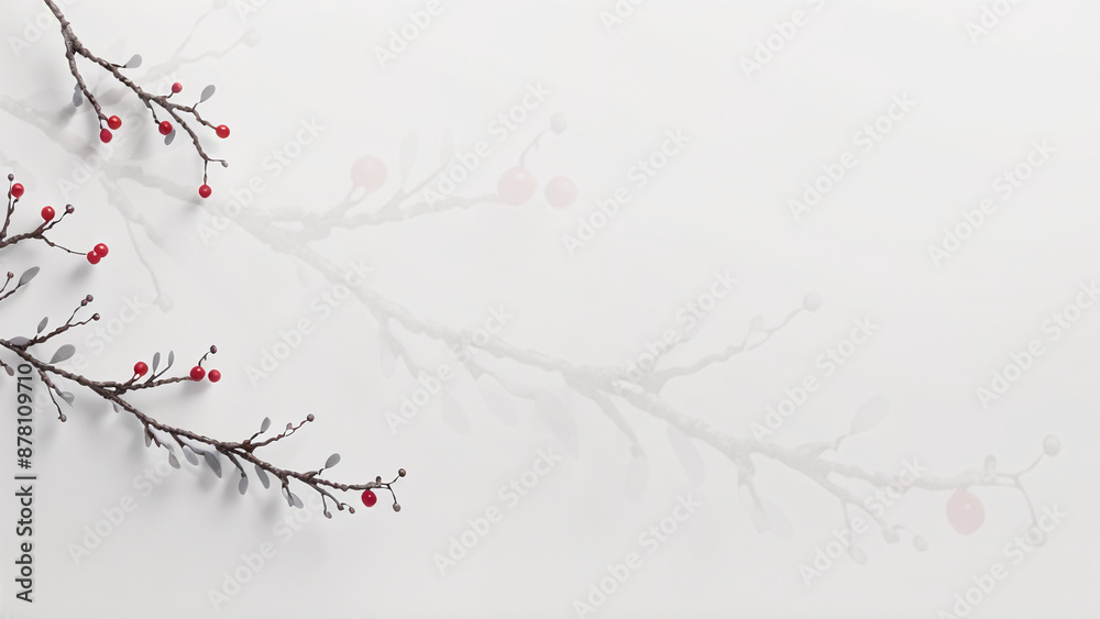 a branch with berries a branch with berries