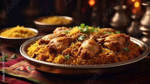 Close up on appetizing Ramadan meal