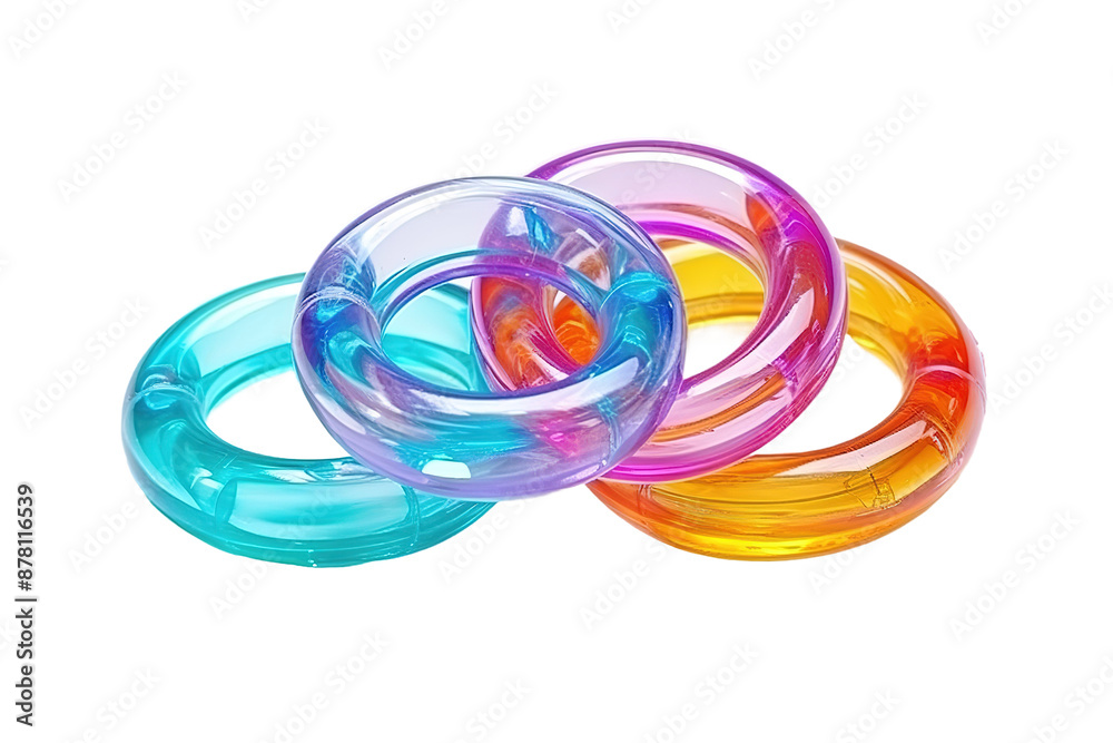 The Trio of Gleaming Circles on White or PNG Transparent Background. The Trio of Gleaming Circles on White or PNG Transparent Background.