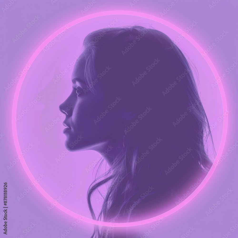 Circular Frame. Pink Violet Gradient Circle Frame for Instagram Profile Picture Circular Frame. Pink Violet Gradient Circle Frame for Instagram Profile Picture