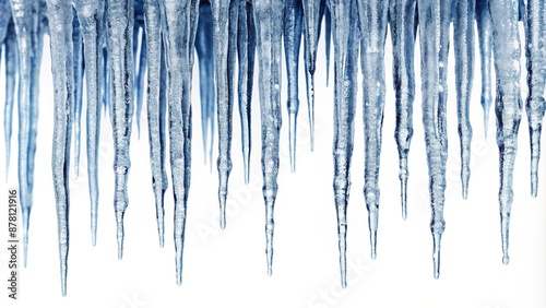 Icicles isolated from the background isolated object , background, from, isolated photo