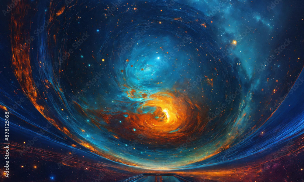 galaxy in space - space background 
