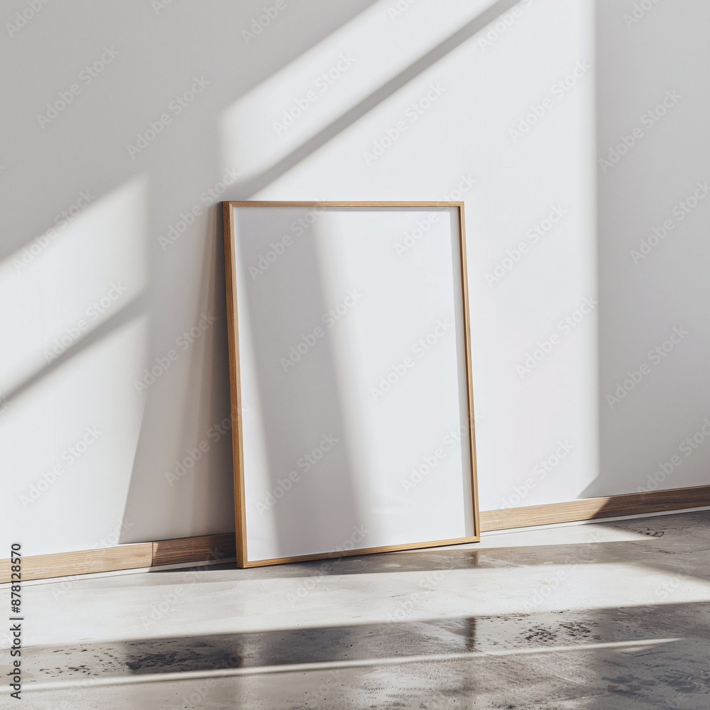 Mockup poster frame close up, 3d render Mockup poster frame close up, 3d render