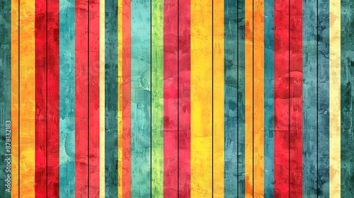 Strip pattern wallpaper