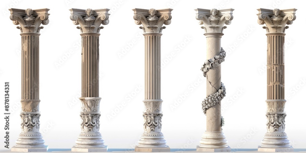 Column Orders: Doric, Ionic, and Corinthian in Classic Stone Column Orders: Doric, Ionic, and Corinthian in Classic Stone