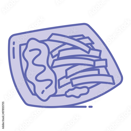 Fish And Chips Icon