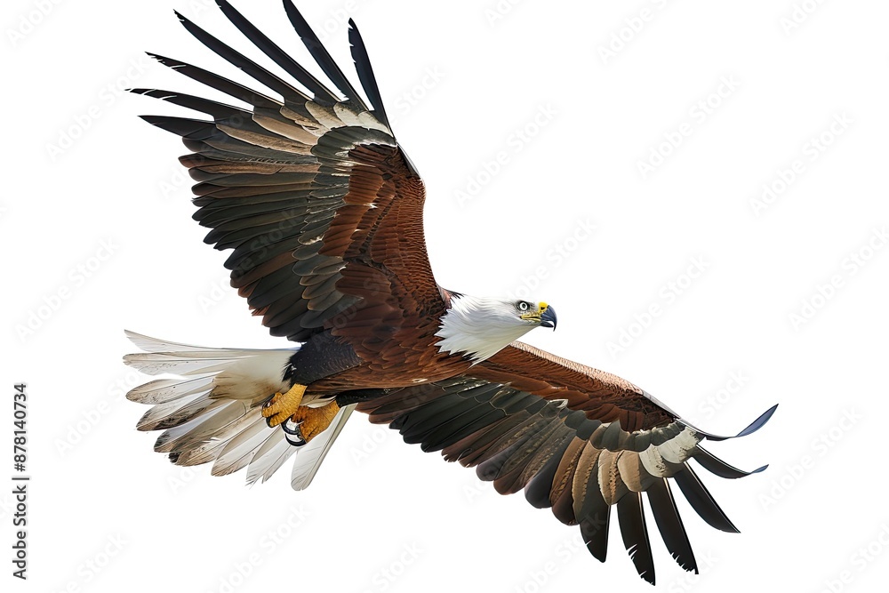 Fototapeta premium Majestic Eagle Soaring High in the Sky