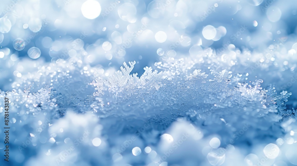 close up crystal snow ice close up crystal snow ice