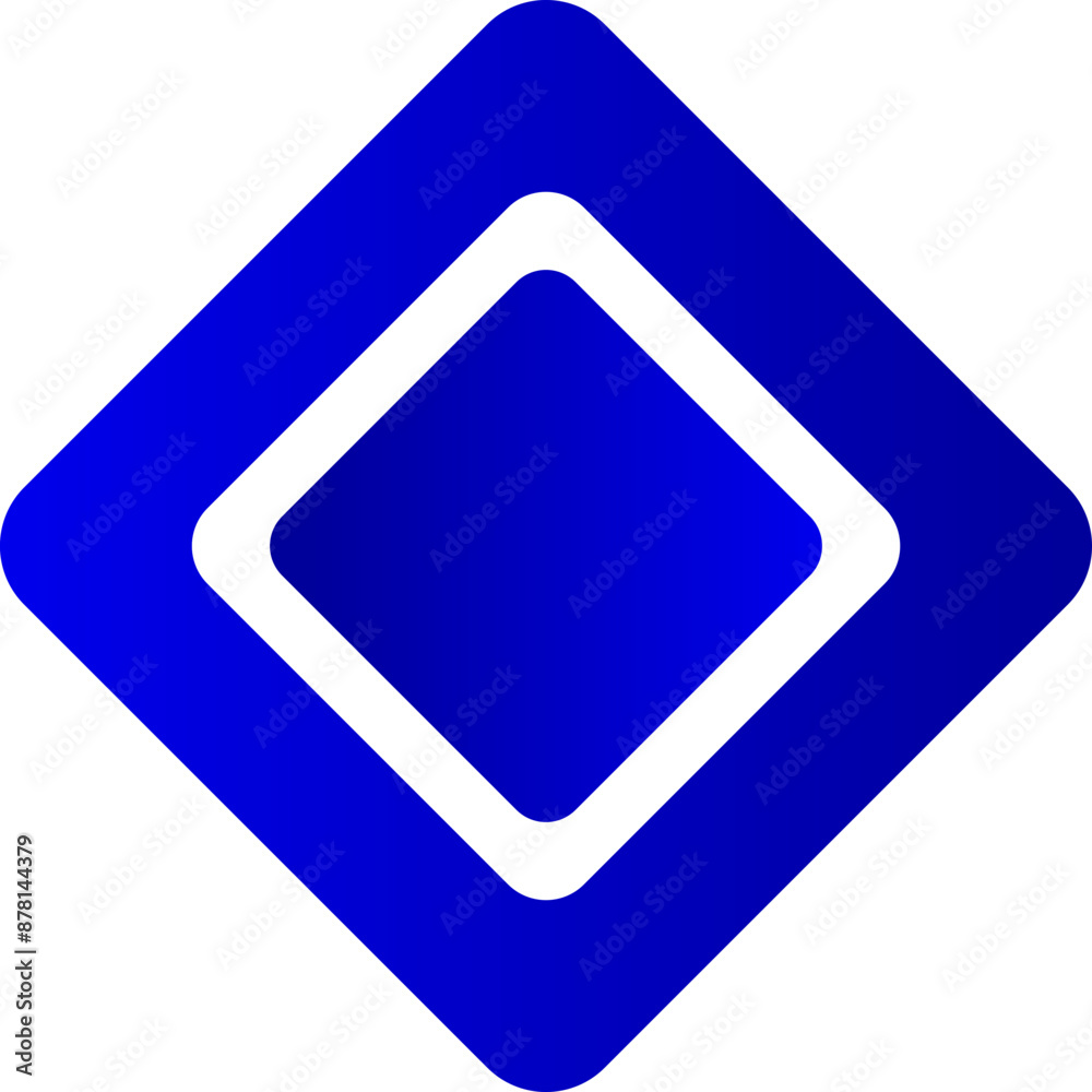 Gradient Rhombus Shape Vector Gradient Rhombus Shape Vector
