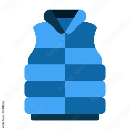 Winter Vest Flat icon