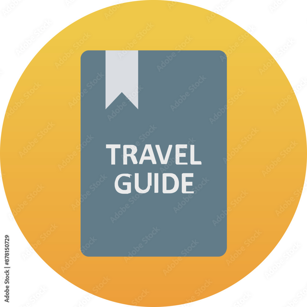 Travel Guide vector icon in the background style Travel Guide vector icon in the background style
