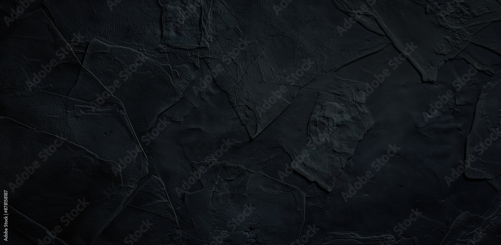 Dark Black Textured Surface Dark Black Textured Surface